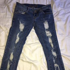 Rue21 Cropped Jeans Size 1/2